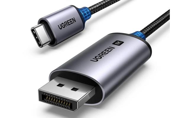 UGREEN USB-C to DisplayPort 1.4 Cable 1M – Black | CM556 25157